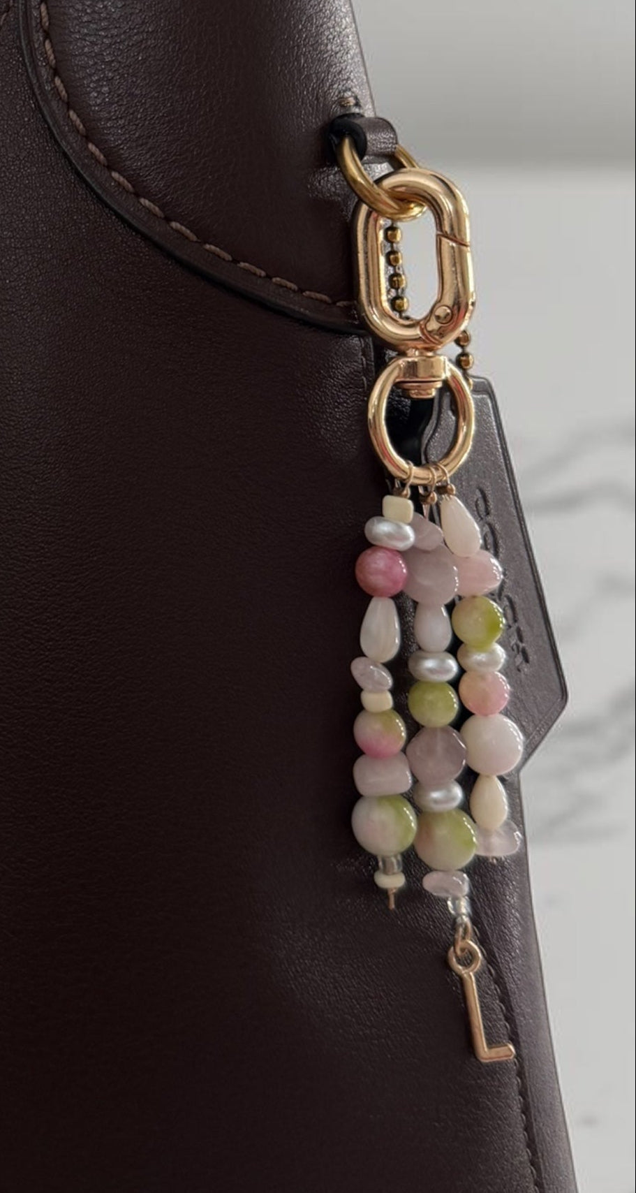 Guava Girl | Handmade Beaded Bag Charm