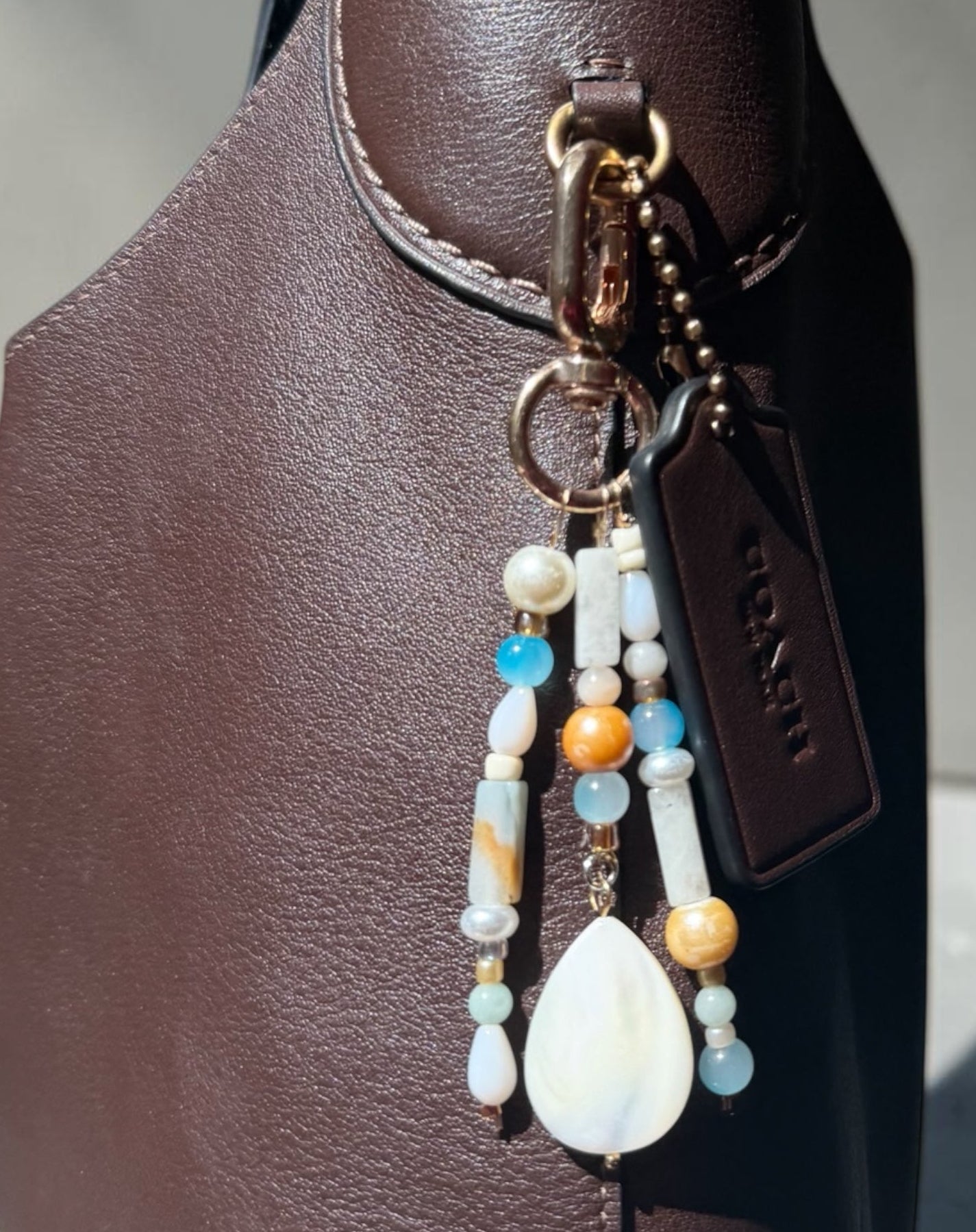 Beach Babe | Handmade Beaded Bag Charm